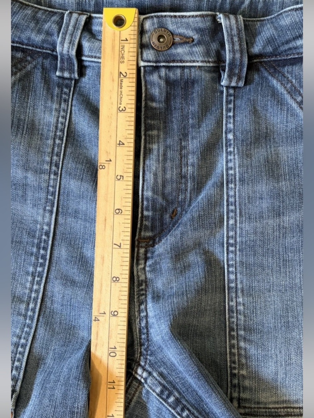 Duluth Trading Jeans Double Knee Denim Carpenter Jeans Women’s Size 8 Regular - Picture 14 of 15